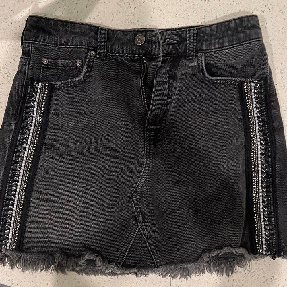 Free People embellished skirt